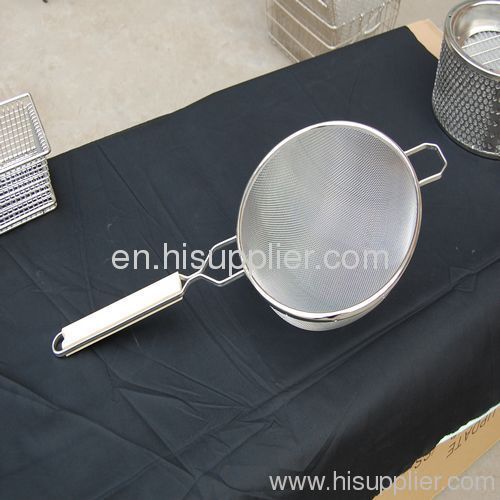 wire mesh skimmer strainer fry frying