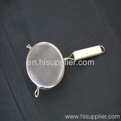 Tinned Wire double Mesh Strainer6"8"10"12"14"