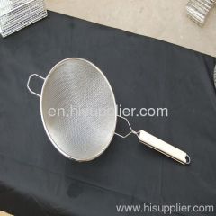 double mesh layers)Wire Mesh Strainer/Skimmer/Colander