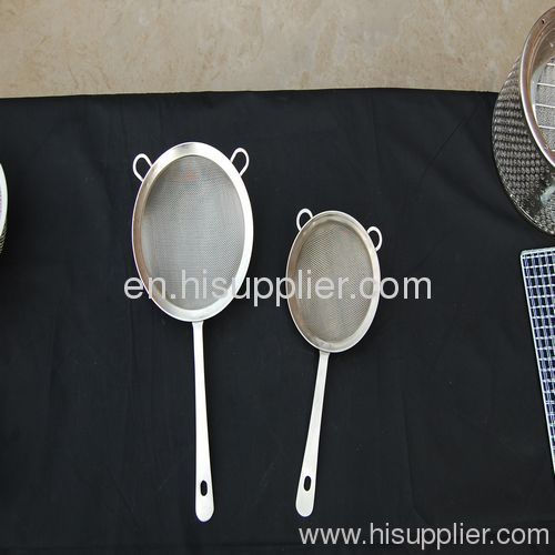 (Tea usage &special shape)Wire Mesh Skimmer/ Strainer/ Colander/ Noodle strainer