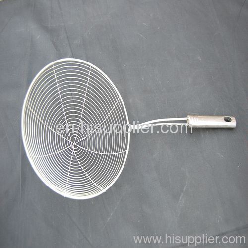 (Rolled Wires&special shape)Wire Mesh Skimmer/ Strainer/ Colander/ Noodle strainer