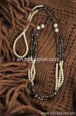 Shining Imitation pearls Necklaces