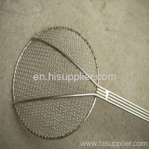 (Crimped mesh&special shape)Wire Mesh Skimmer/ Strainer/ Colander/ Noodle strainer