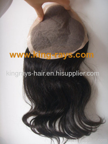 hair piece;hair closure;hair replacement;hair system;men's wig