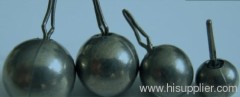 tungsten round drop shot for fishing weight