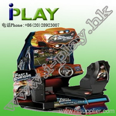 42"Lcd FAST & FURIOUS SUPER CARS COIN-OPERATED DRIVING GAME MACHINE