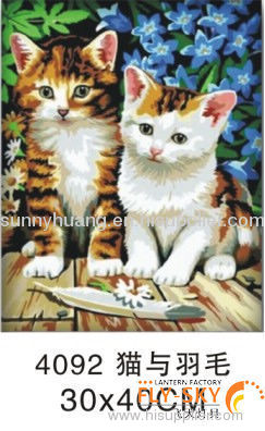 lovely animal oil painting