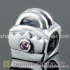Sterling silver european handbag charms bead wholesale