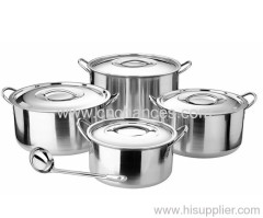 9Pcs Stainless Steel Casserole Set&Cookware Set &Kitchenware Set&Wok Set&Pot Set