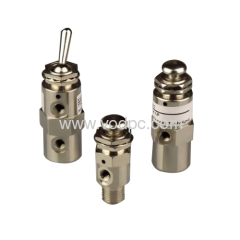 3/2 way miniature mechanical valve,brass mechanical hand valve,mvha-3p