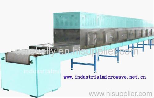 Industrial microwave dryer machine for food processing