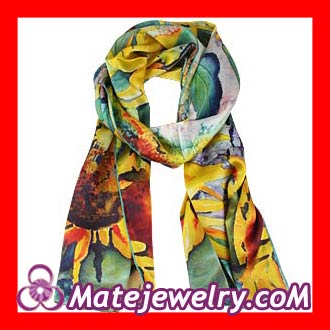 designer long silk scarf Wholesale