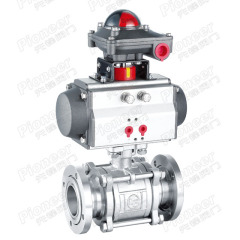 ISO-F Pneumatic Vacuum Ball Valve