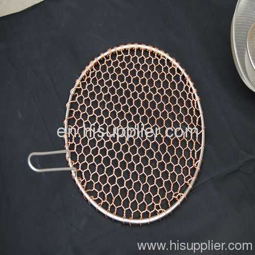 Barbecue grill netting plate