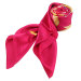 pink printed silk scarves