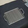 (Two handle & Flat mesh type) Barbecue Grill Netting /BBQ Wire Mesh