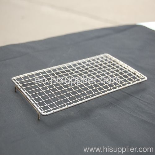 Barbecue grill netting flat pannel