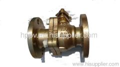 bronze floating ball valves 2 pieces 2''150LB