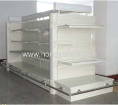 supermarket cosmetic display stand/lotion shelfs