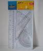 20cm Plastic Ruler Set