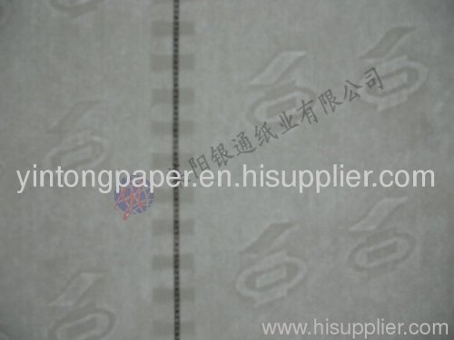 100g black watermark paper with security line paper