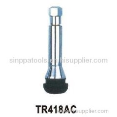 Chrome Sleeve Snap-in Tire Valve