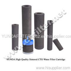 Sintered Activated Carbon Block Filter Cartirdge