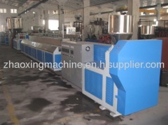 wood and plastic sheet extruding machine