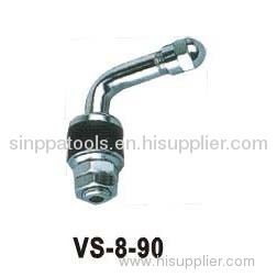 Clamp-in Metal Tire Valve