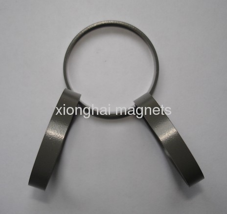 Buy Bonded Neodymium(NdFeB) Neodymium Magnets Ring Size D54.6-d46X37 Rare Earth Grade MQ8