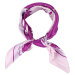 Printed silk neck scarf