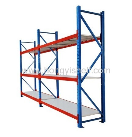 Steel warehouse shelf