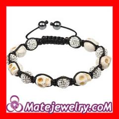 crystal skull shamballa bracelet