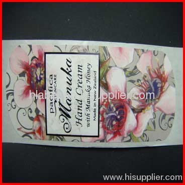 cosmetic label