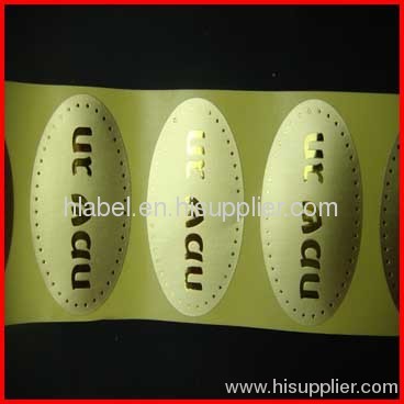 self-adhesive label