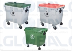 HDPE 1100Litre Plastic Industrial Wheelie Bin