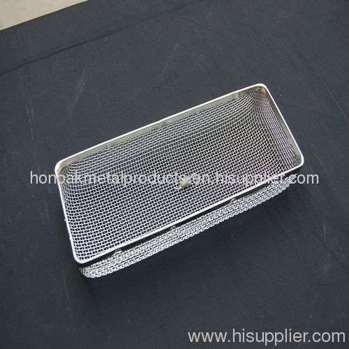 Storage wire mesh baskets