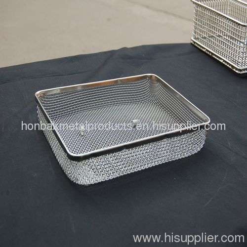 Cleaning wire basket