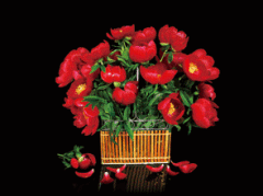 3d flower picture art