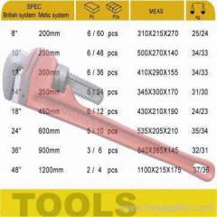 Pipe Wrench American Type Heavy Duty Pipe Wrench