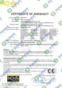 CERTIFICATE OF ADEQUACY FOR BASE ADAPTOR