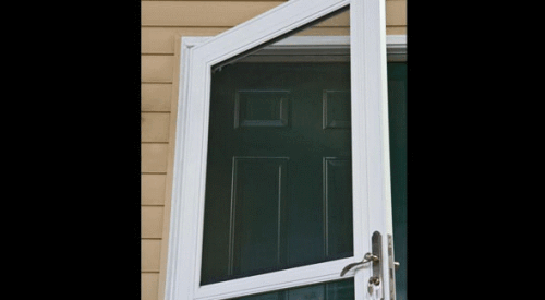 Retractable Screen Storm Door