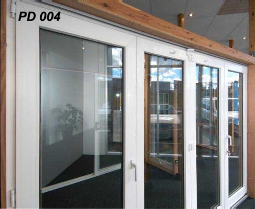 Vinyl folding door