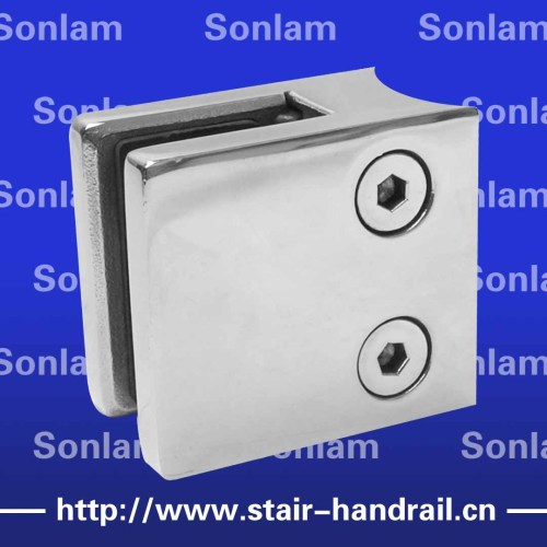 handrail glass clamp