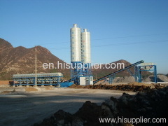 Soil stabilized batching plant