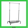 Movable clothes rack