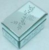 2012 New Elegant Glass Mirrored Jewel Case Craft Gift