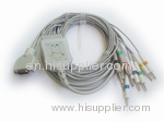 Fukuda one-piece EKG cable with leads