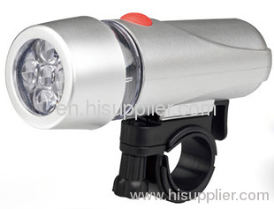 LED bike front light with 5 LED