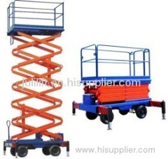 movable scissor lift table